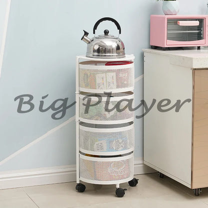 Kitchen Cast Iron Multi-Layer Storage Rack Kitchen Storage Vegetable Rack Storage Rack